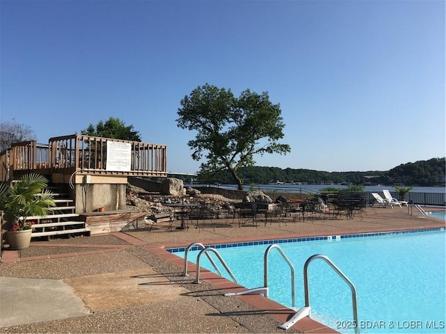 view of pool