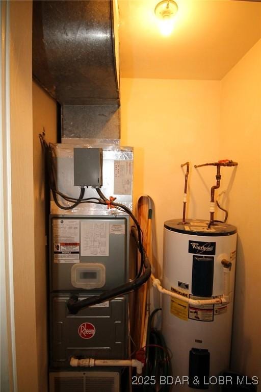 utilities featuring electric water heater