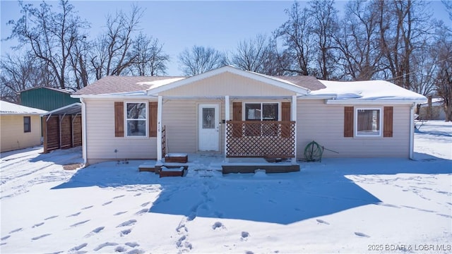 view of bungalow-style house