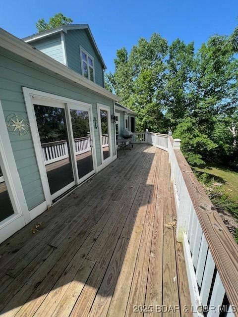 view of deck