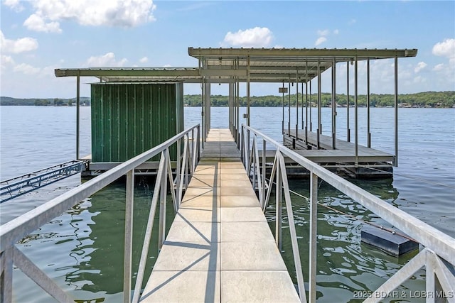 136 Rambling Acres Dr, Gravois Mills, MO 65037 - dock area with a water view