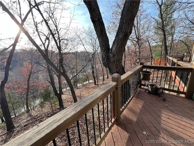 view of deck