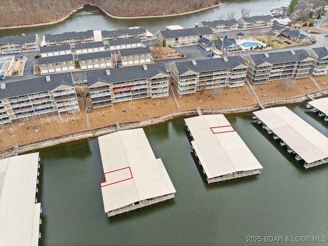 611 Lazy Days Rd Unit V-7, Osage Beach, MO 65065 - bird's eye view with a water view