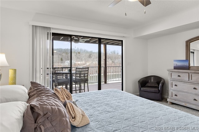 611 Lazy Days Rd Unit V-7, Osage Beach, MO 65065 - carpeted bedroom with access to exterior and baseboards