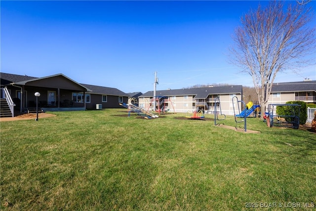 611 Lazy Days Rd Unit V-7, Osage Beach, MO 65065 - view of yard featuring fence and a playground