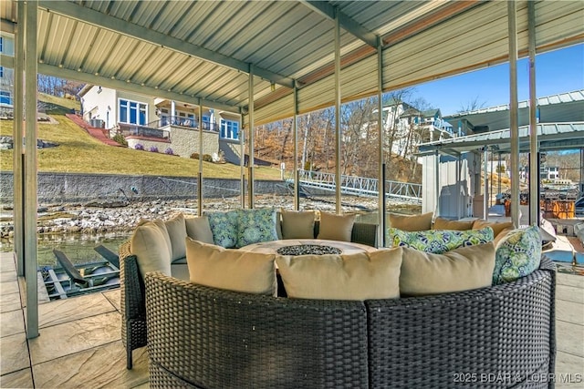 260 Greystone Ln, Villages, MO 65079 - view of patio with outdoor lounge area