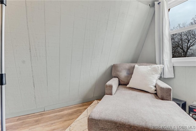 bedroom with wood finished floors