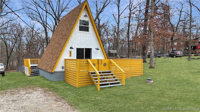 view of outdoor structure