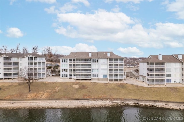 view of property featuring a water view