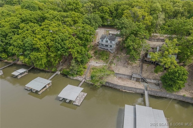 6504 Avalon Park, Osage Beach, MO 65065 - bird's eye view of a nearby body of water and a forest