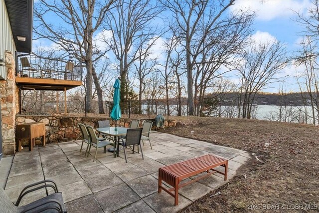 view of patio / terrace with outdoor dining area