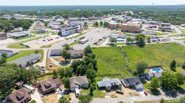 drone / aerial view featuring a residential view