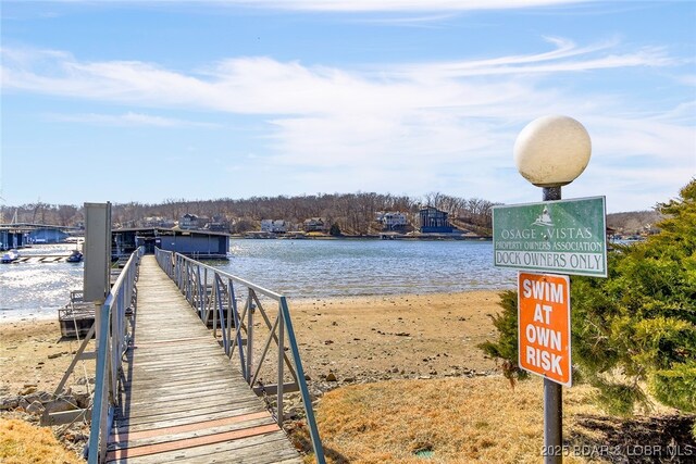 85 La Jolla Dr Unit 1C/346, Lake Ozark, MO 65049 - view of dock with a water view