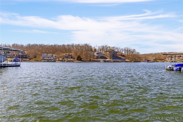 85 La Jolla Dr Unit 1C/346, Lake Ozark, MO 65049 - water view with a boat dock