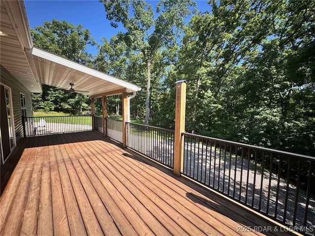217 Highline Rd, Lake Ozark, MO 65049 - view of wooden deck