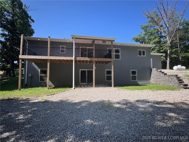 217 Highline Rd, Lake Ozark, MO 65049 - back of house with a deck