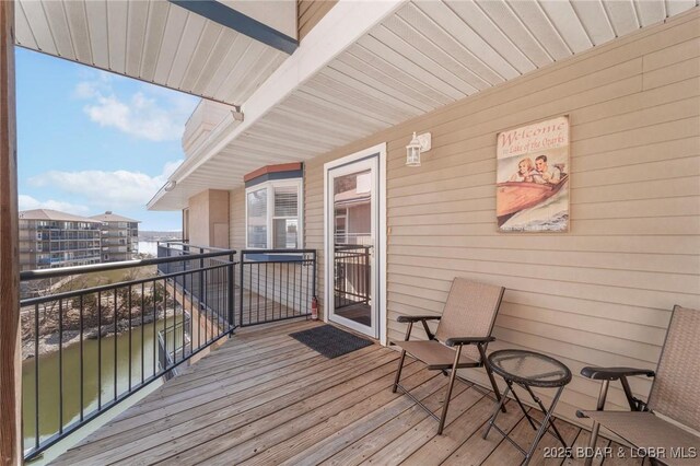 372 W Palisades Condo Dr Unit 4A, Lake Ozark, MO 65049 - view of wooden deck