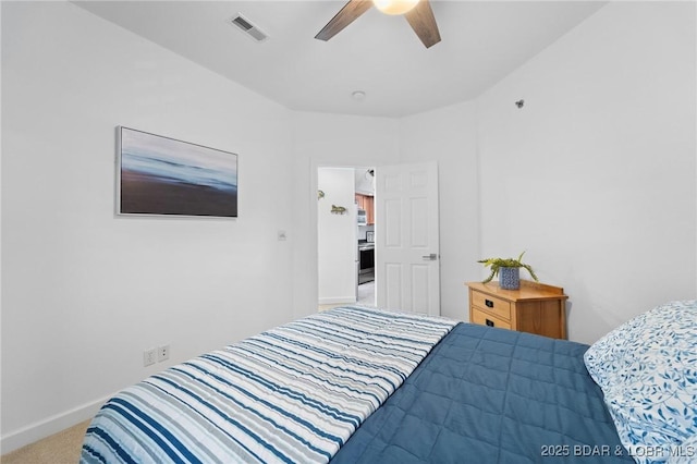 68 Lighthouse Rd Unit 344, Lake Ozark, MO 65049 - carpeted bedroom featuring baseboards and ceiling fan