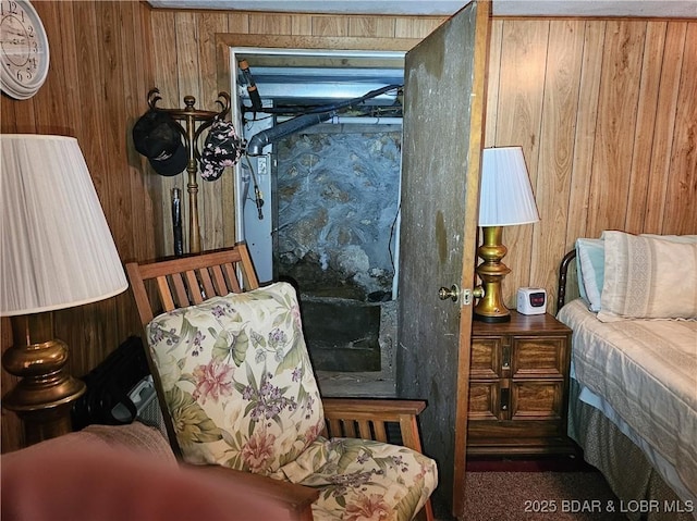 33 Zebco Ct, Edwards, MO 65326 - sitting room featuring wooden walls