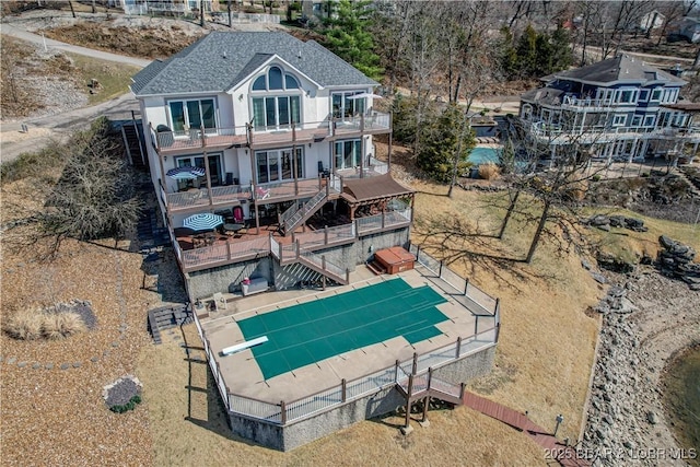 drone / aerial view