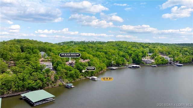 189 Black Rock Rd, Camdenton, MO 65020 - bird's eye view of a nearby body of water