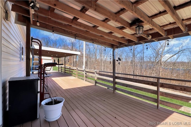 view of deck