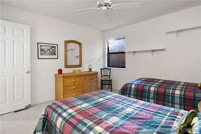 262 Bluff Blvd Unit 1B, Camdenton, MO 65020 - carpeted bedroom with a ceiling fan
