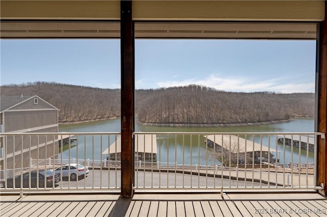 611 Lazy Days Rd Unit L6, Osage Beach, MO 65065 - water view featuring a heavily wooded area