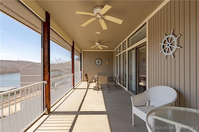 611 Lazy Days Rd Unit L6, Osage Beach, MO 65065 - balcony with a ceiling fan