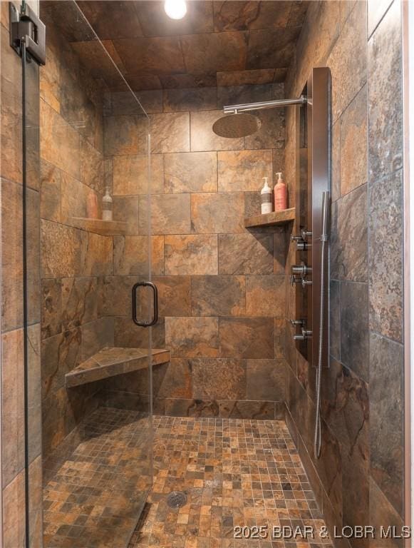 full bath with a stall shower