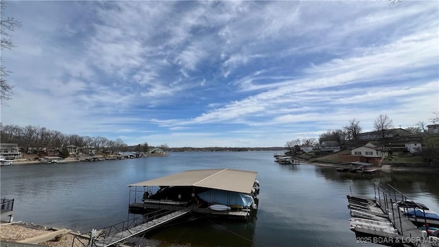 31347 Northshore Dr Unit 101A, Rocky Mount, MO 65072 - view of dock featuring a water view