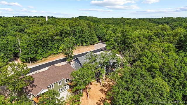 20311 Timberlake Village Ln, Rocky Mount, MO 65072 - bird's eye view featuring a forest view
