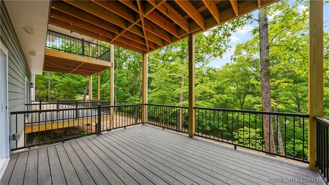 20311 Timberlake Village Ln, Rocky Mount, MO 65072 - view of wooden terrace