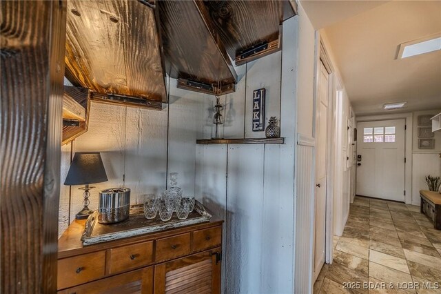 33271 Elaine Rd, Sunrise Beach, MO 65079 - kitchen featuring dark countertops
