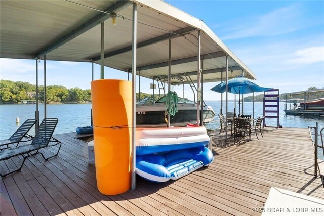 33271 Elaine Rd, Sunrise Beach, MO 65079 - dock area with a water view