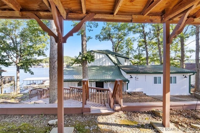 33271 Elaine Rd, Sunrise Beach, MO 65079 - view of wooden terrace