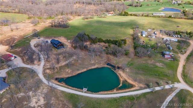 TBD Willow Rd, Eldon, MO 65026 - aerial overview of property's location featuring a large body of water
