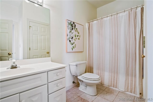 1065 Imperial Point Dr, Four Seasons, MO 65049 - bathroom with vanity, tile patterned flooring, and a shower with curtain