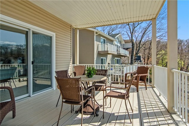 1065 Imperial Point Dr, Four Seasons, MO 65049 - deck featuring outdoor dining space
