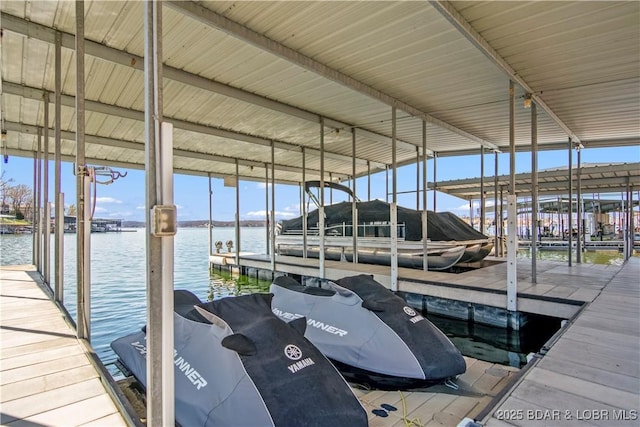 1065 Imperial Point Dr, Four Seasons, MO 65049 - dock area featuring boat lift and a water view