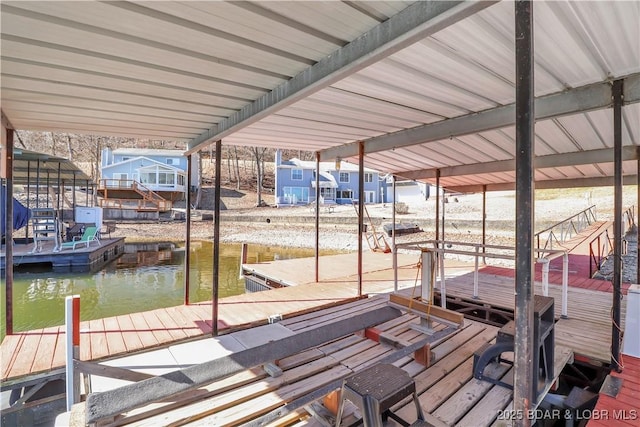 1293 Ginger Rd, Lake Ozark, MO 65049 - view of dock with a water view