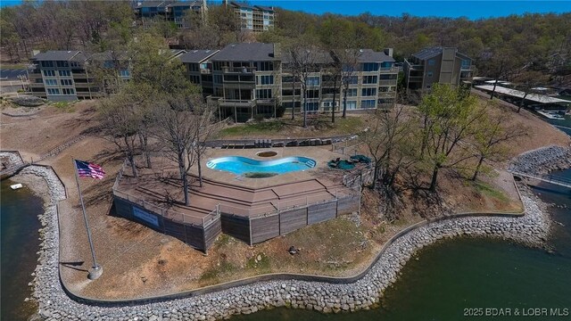 2500 Bay Point Ln Unit 135, Osage Beach, MO 65065 - drone / aerial view featuring a water view