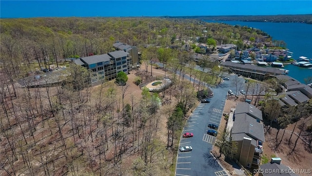 2500 Bay Point Ln Unit 135, Osage Beach, MO 65065 - drone / aerial view featuring a view of trees and a water view