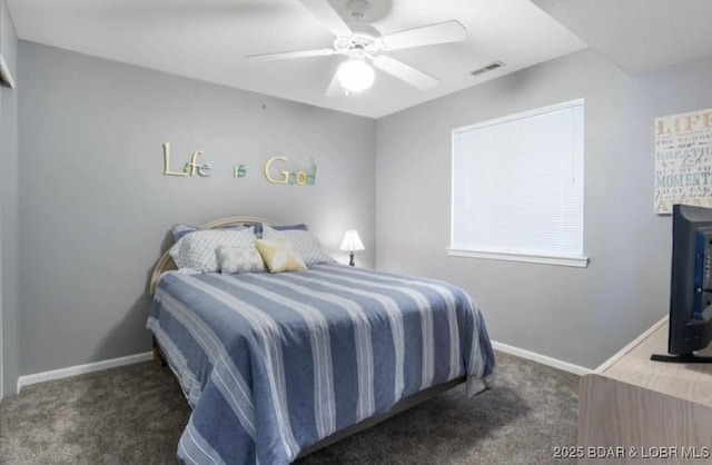 1481 Ledges Dr Unit 1046, Osage Beach, MO 65065 - carpeted bedroom with baseboards and a ceiling fan