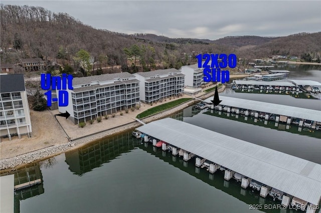 251 Vision Dr Unit 1D, Camdenton, MO 65020 - drone / aerial view featuring a water view