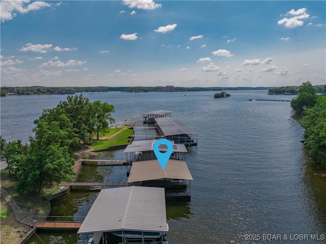 16 Hawk Hill Ct, Lake Ozark, MO 65049 - dock featuring a water view