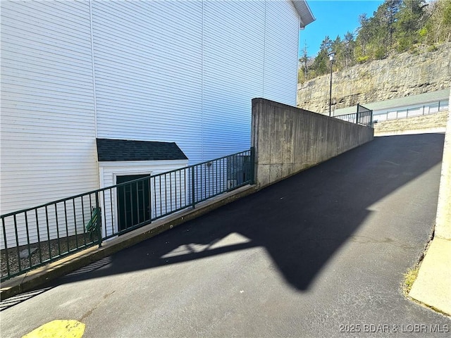 view of patio featuring a balcony