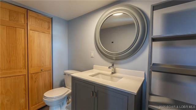 493 Highline Rd, Lake Ozark, MO 65049 - half bath featuring toilet and vanity