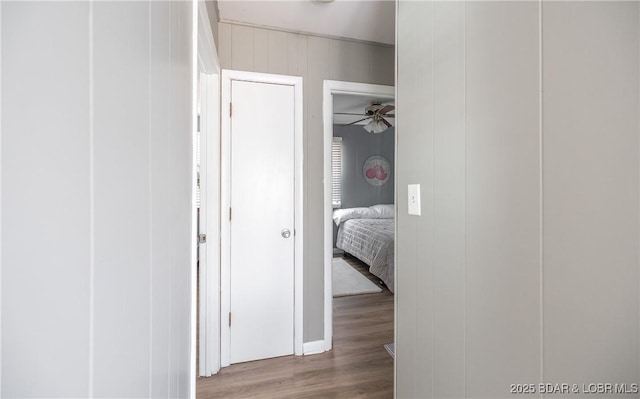 29829 Sheldy Dr, Rocky Mount, MO 65072 - hallway with wood finished floors