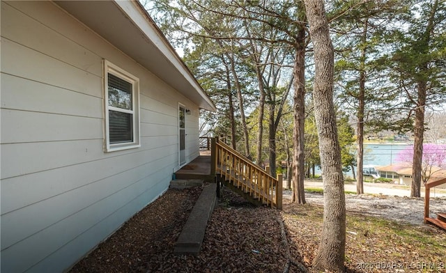 29829 Sheldy Dr, Rocky Mount, MO 65072 - view of property exterior with stairs